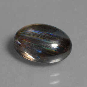 Escapolita multicolorido natural 3,85ct, corte oval, transparente
