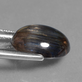 Escapolita multicolorido natural 3,59ct, corte oval, transparente