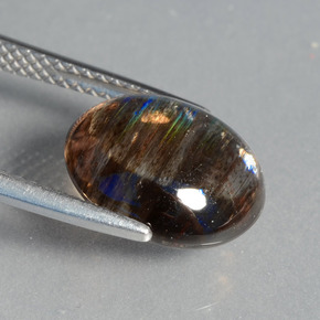 Escapolita multicolorido natural 4,21ct, corte oval, transparente