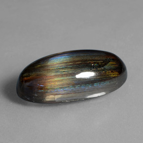 Escapolita multicolorido natural 13,48ct, corte oval, translúcido