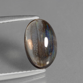 Escapolita multicolorido natural 1,84ct, corte oval, transparente
