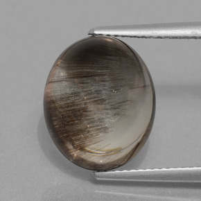 Escapolita multicolorido natural 10,54ct, corte oval, transparente