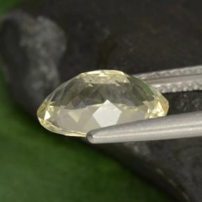 Escapolita amarelo natural 1,99ct, corte oval, VVS-VS
