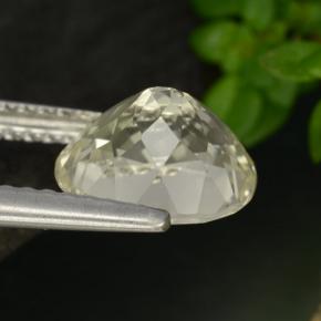 Escapolita amarelo natural 1,84ct, corte oval, VVS-VS