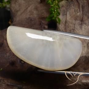 Escolecita Branco Natural 63.74ct, Chique, Opaco