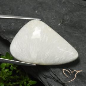 Escolecita Branco acinzentado claro Natural 18.54ct, Chique, Opaco
