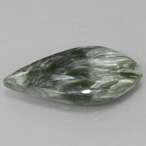 Serafinita Verde Natural 8.50ct, Forma extravagante, Opaco