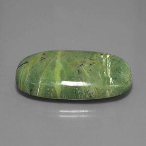 Serpentina Verde médio Natural 34.37ct, Corte Oval, Opaco