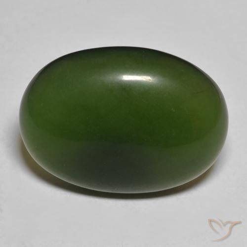 12.91ct Natural Verde escuro Serpentina, oval, Translúcido
