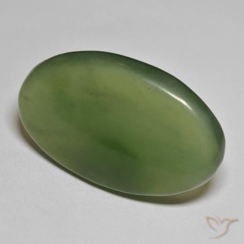 Serpentina Algas Verdes Natural 42.73ct, oval, Translúcido