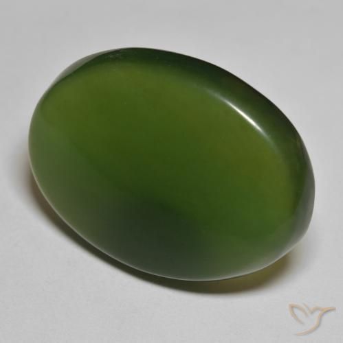 Serpentina Algas Verdes Natural 45.91ct, oval, Translúcido