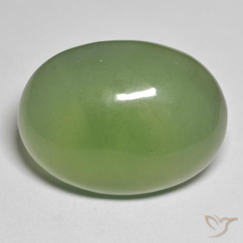 37.39ct Natural Verde escuro Serpentina, oval, Translúcido