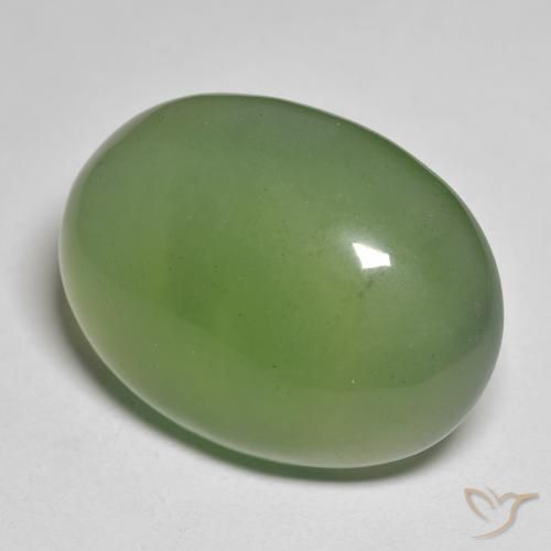 Serpentina Verde escuro Natural 37.39ct, oval, Translúcido