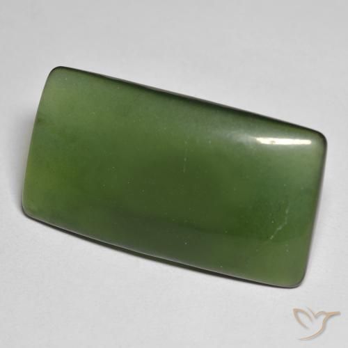 Serpentina Verde escuro Natural 25.58ct, Almofada, Translúcido
