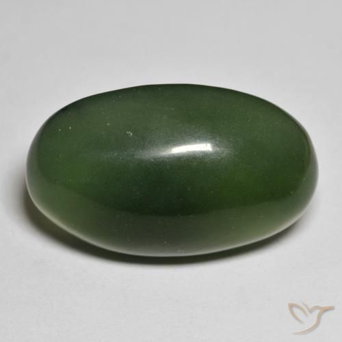 32.01ct Natural Verde escuro Serpentina, oval, Translúcido