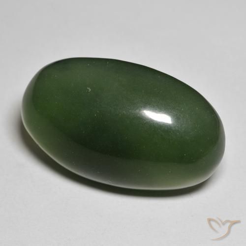 Serpentina Verde escuro Natural 32.01ct, oval, Translúcido
