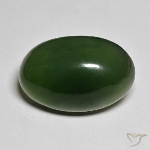 18.23ct Natural Verde escuro Serpentina, oval, Translúcido