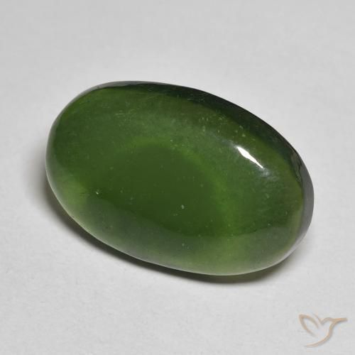Serpentina Algas Verdes Natural 10.00ct, oval, Translúcido