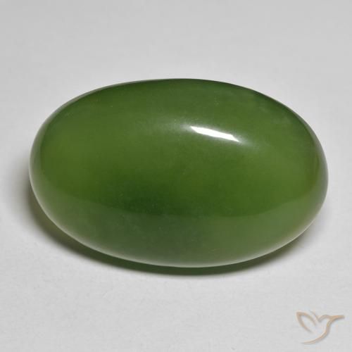 27.54ct Natural Algas Verdes Serpentina, oval, Translúcido