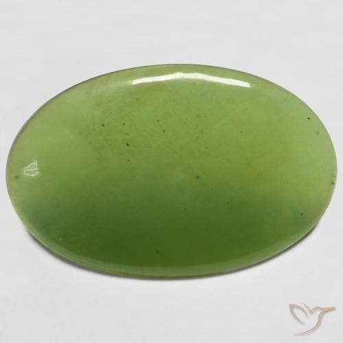 Serpentina Verde médio Natural 36.27ct, oval, Translúcido
