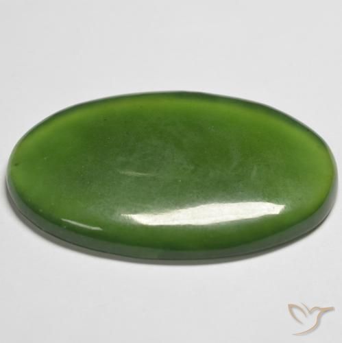 Serpentina Verde médio Natural 36.27ct, oval, Translúcido