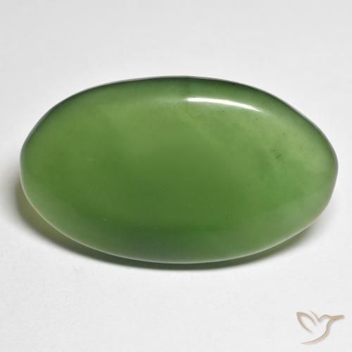 28.51ct Natural Verde floresta Serpentina, oval, Translúcido