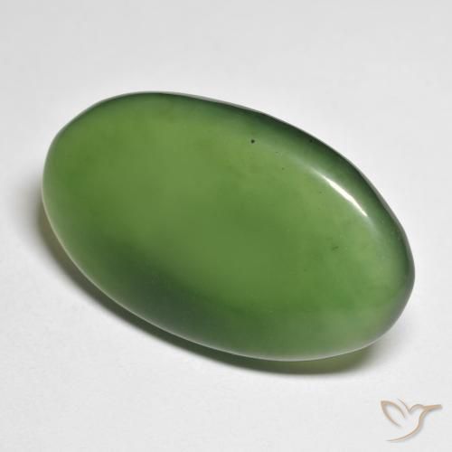 Serpentina Verde floresta Natural 28.51ct, oval, Translúcido