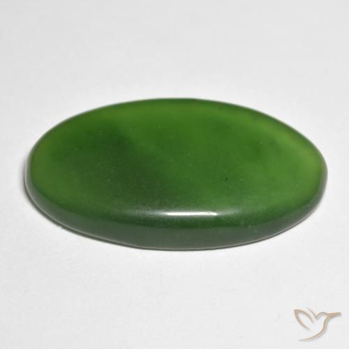Serpentina Verde floresta Natural 28.51ct, oval, Translúcido