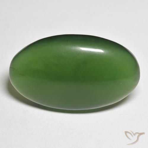 24.76ct Natural Verde floresta Serpentina, oval, Translúcido