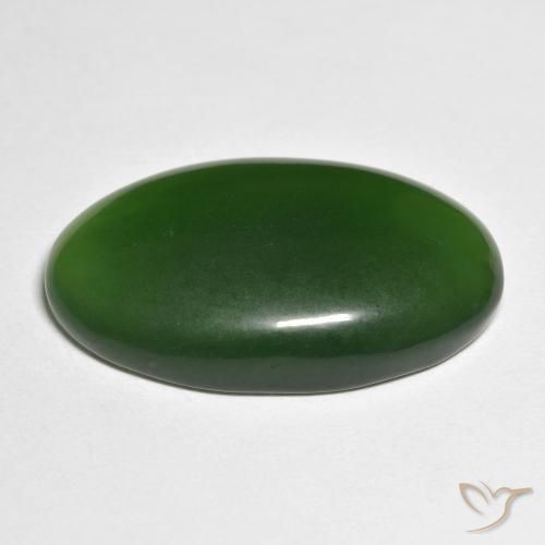 Serpentina Verde floresta Natural 24.76ct, oval, Translúcido