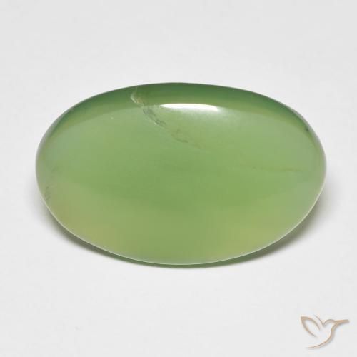 10.29ct Natural Verde médio Serpentina, oval, Translúcido