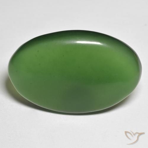 25.99ct Natural Verde floresta Serpentina, oval, Translúcido