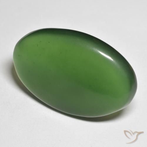 Serpentina Verde floresta Natural 25.99ct, oval, Translúcido