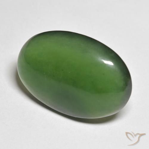 Serpentina Verde Natural 14.72ct, oval, Translúcido
