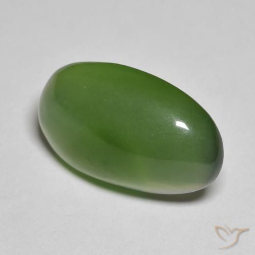 Serpentina Verde médio Natural 9.39ct, oval, Translúcido