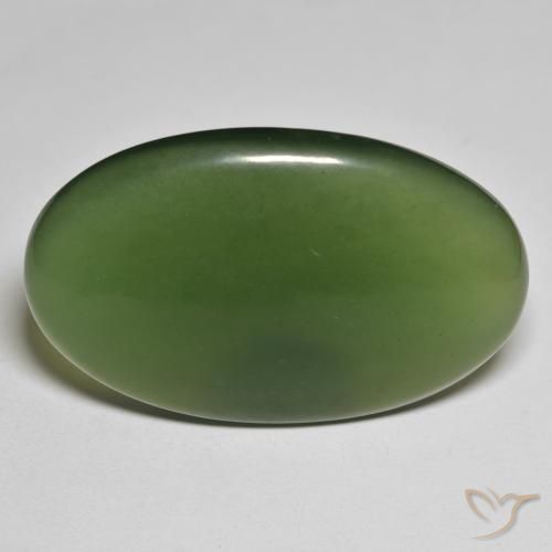 46.66ct Natural Verde escuro Serpentina, oval, Translúcido