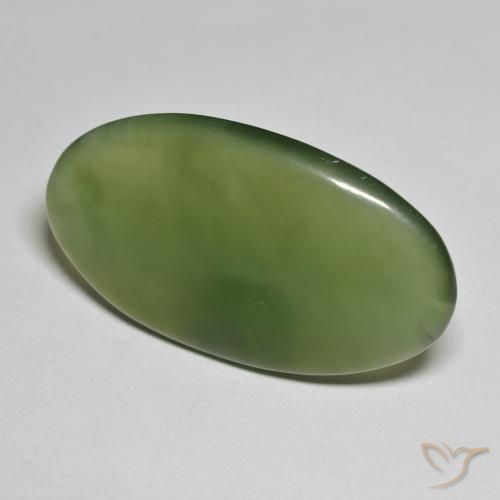 Serpentina Algas Verdes Natural 30.45ct, oval, Translúcido