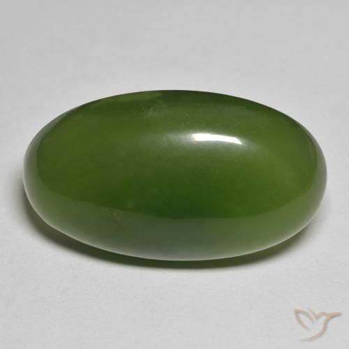 32.92ct Natural Verde escuro Serpentina, oval, Translúcido