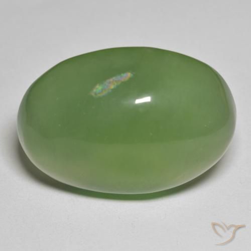 49.70ct Natural Algas Verdes Serpentina, oval, Translúcido