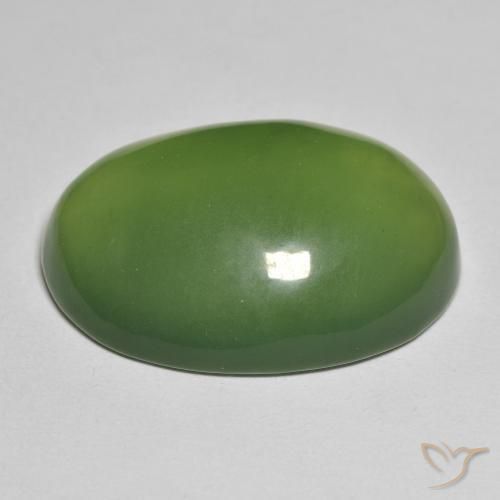 Serpentina Algas Verdes Natural 49.70ct, oval, Translúcido