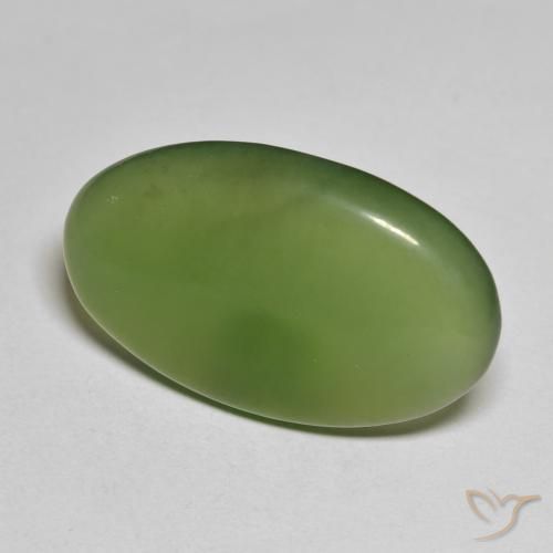 Serpentina Algas Verdes Natural 17.09ct, oval, Translúcido