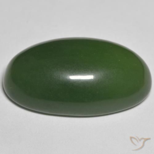 Serpentina Verde escuro Natural 27.23ct, oval, Translúcido