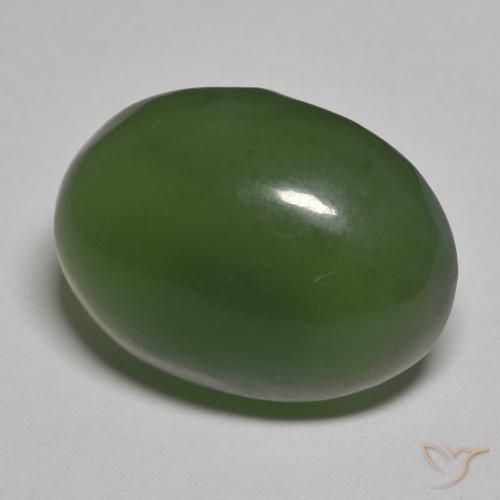Serpentina Algas Verdes Natural 14.04ct, oval, Translúcido