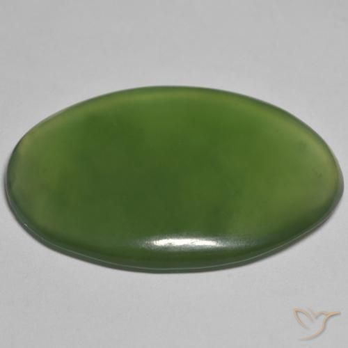 Serpentina Verde escuro Natural 29.48ct, oval, Translúcido