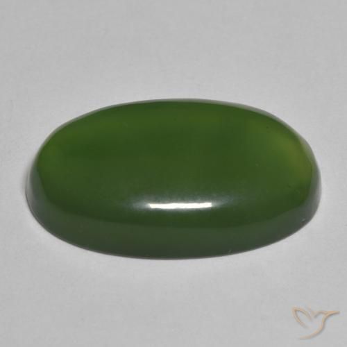 Serpentina Algas Verdes Natural 13.02ct, oval, Translúcido