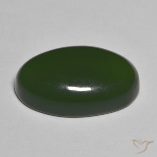 Serpentina Algas Verdes Natural 12.07ct, oval, Translúcido