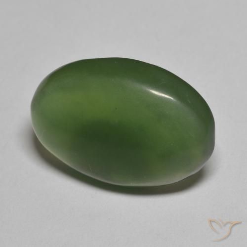 Serpentina Algas Verdes Natural 9.54ct, oval, Translúcido