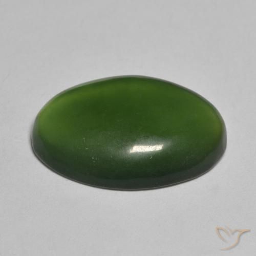Serpentina Algas Verdes Natural 9.54ct, oval, Translúcido