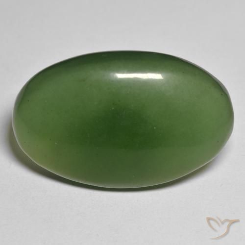30.23ct Natural Verde escuro Serpentina, oval, Translúcido