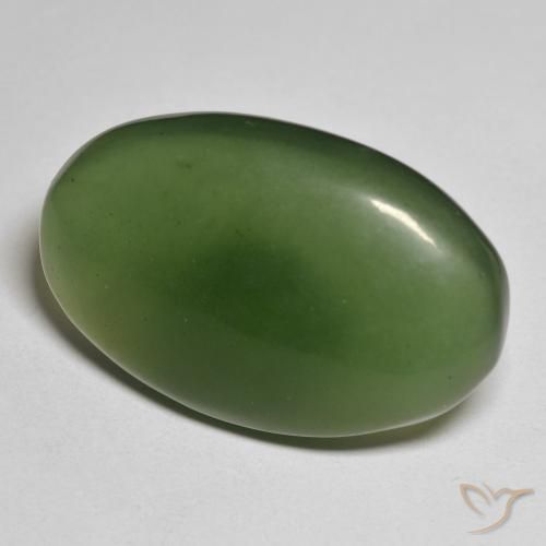Serpentina Verde escuro Natural 30.23ct, oval, Translúcido